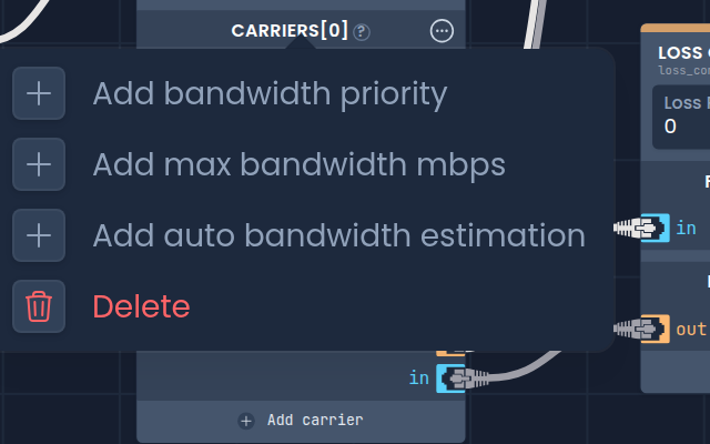 Add bandwidth priority